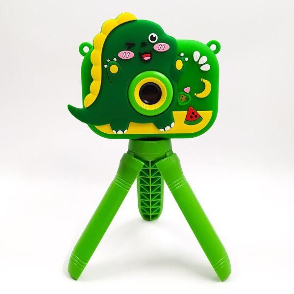 Дитяча камера Y6 з триногою Green Dinosaur(зас.тов.)