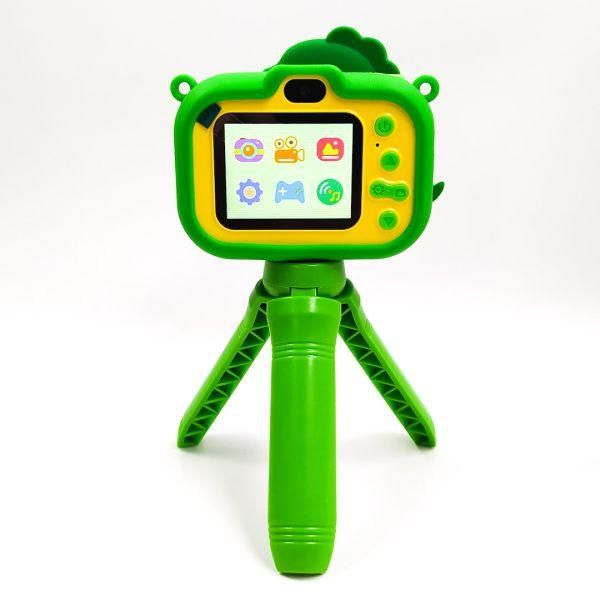 Дитяча камера Y6 з триногою Green Dinosaur(зас.тов.)