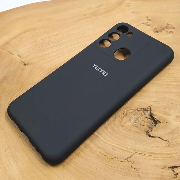 Чохол Silicone Case Tecno Spark 8C 4G Black