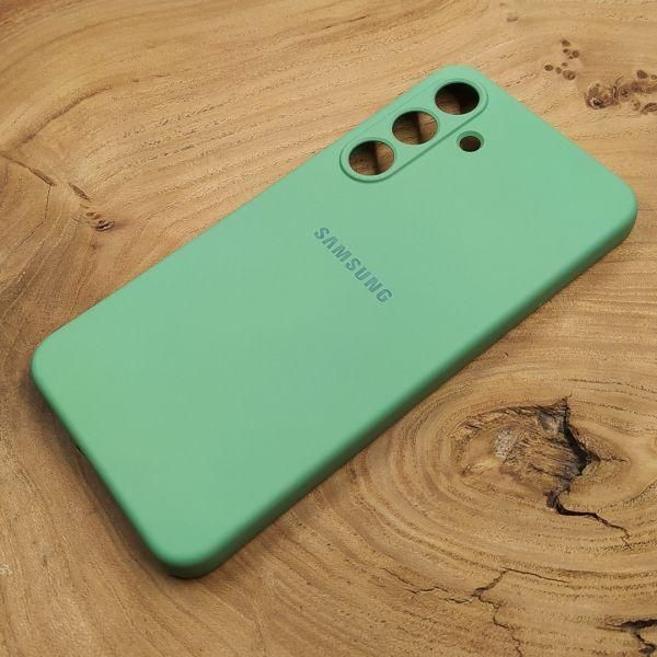 Чохол Silicone Case для Samsung S25 Plus Mint