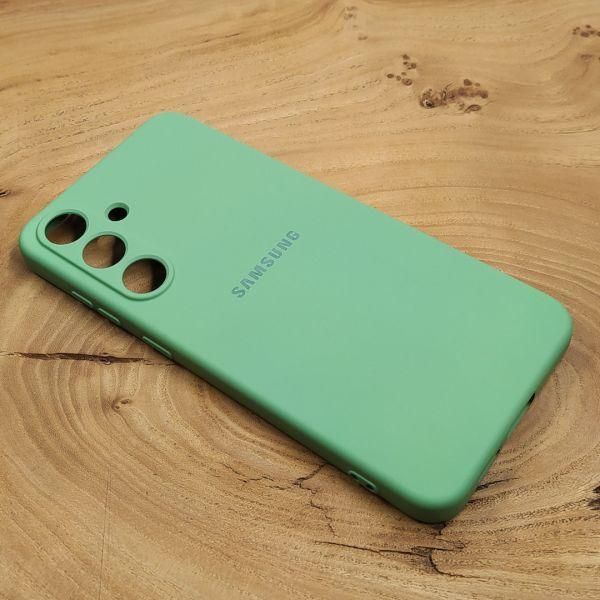 Чохол Silicone Case для Samsung S25 Plus Mint