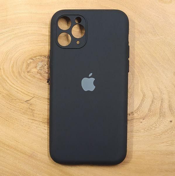 Чохол Silicone Case Full Cover для iPhone 11 Pro Max Black