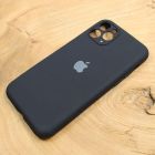 Чохол Silicone Case Full Cover для iPhone 11 Pro Max Black