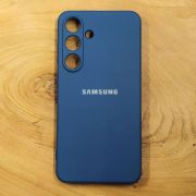 Чохол Silicone Case Samsung S25 Navy Storm