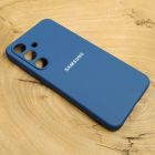 Чохол Silicone Case Samsung S25 Navy Storm