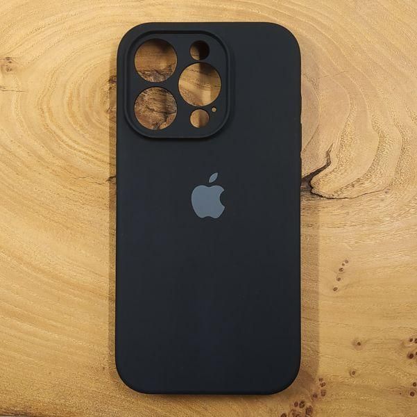Чехол Silicone Case Full Cover для iPhone 13 Pro Max Black