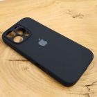 Чехол Silicone Case Full Cover для iPhone 16 Pro Black