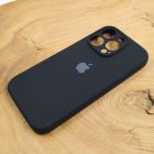 Чехол Silicone Case Full Cover для iPhone 16 Pro Max Black