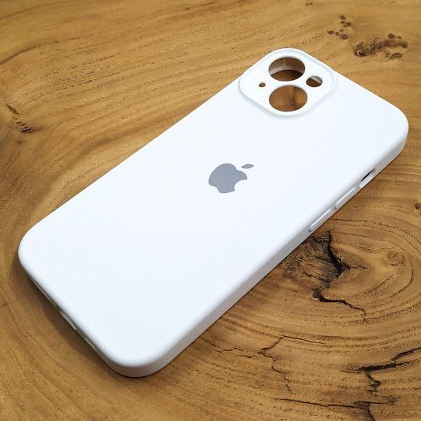 Чехол Silicone Case Full Cover для iPhone 13 White