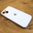 Чехол Silicone Case Full Cover для iPhone 13 White