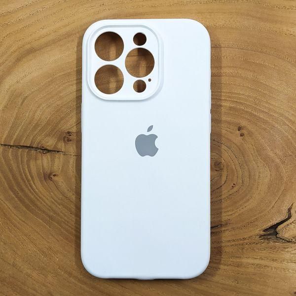 Чехол Silicone Case Full Cover для iPhone 13 Pro Max White
