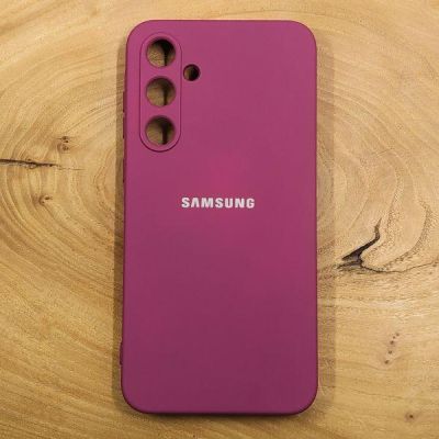 Чохол Silicone case Samsung A35 5G Marsala
