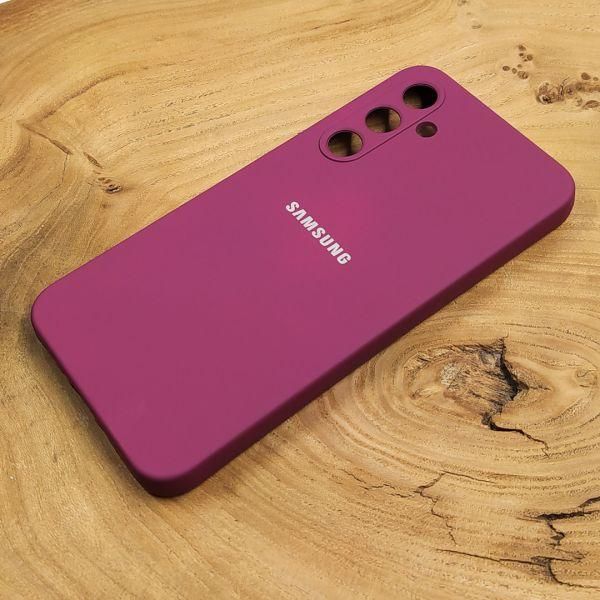 Чохол Silicone case Samsung A35 5G Marsala