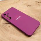 Чохол Silicone case Samsung A35 5G Marsala