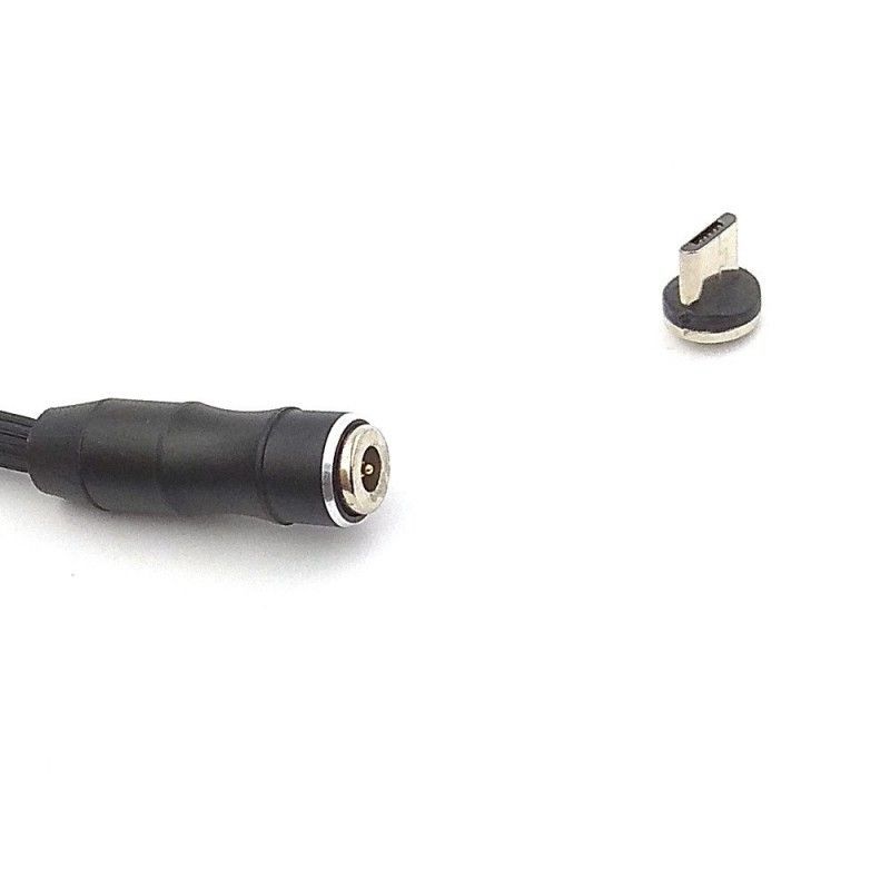 Кабель Magnetic 360 USB — MicroUSB посилений Black(зас.тов.)