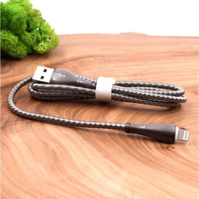 Кабель Moxom Wave CC-78 USB - Lightning Металеве оплетення(зас.тов.)