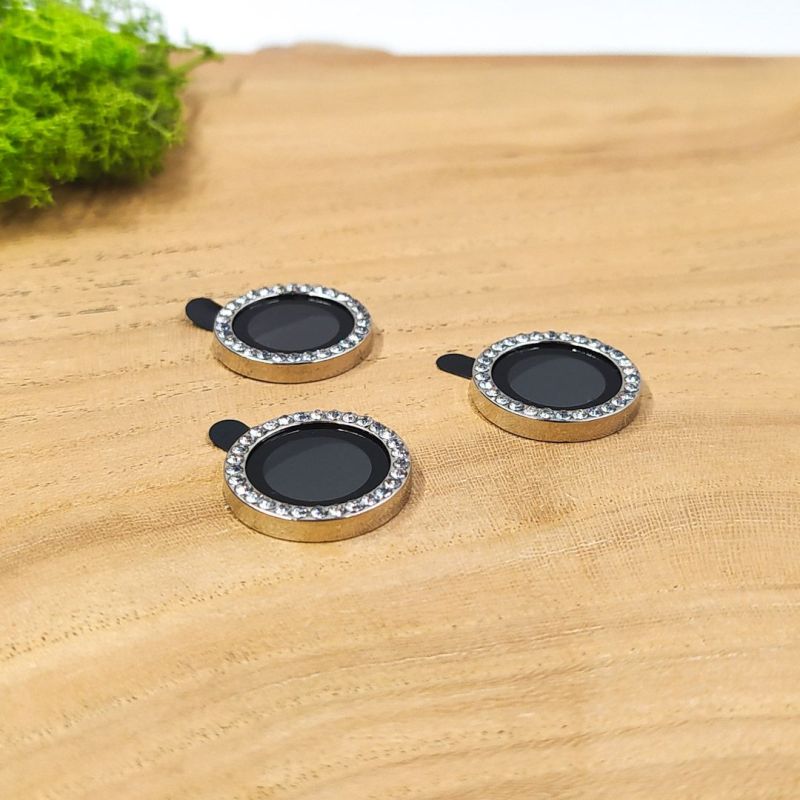Захисне скло для камер HOCO Diamond Camera Lens Protector iPhone 15 Pro/15 Pro Max Silver(зас.тов.)