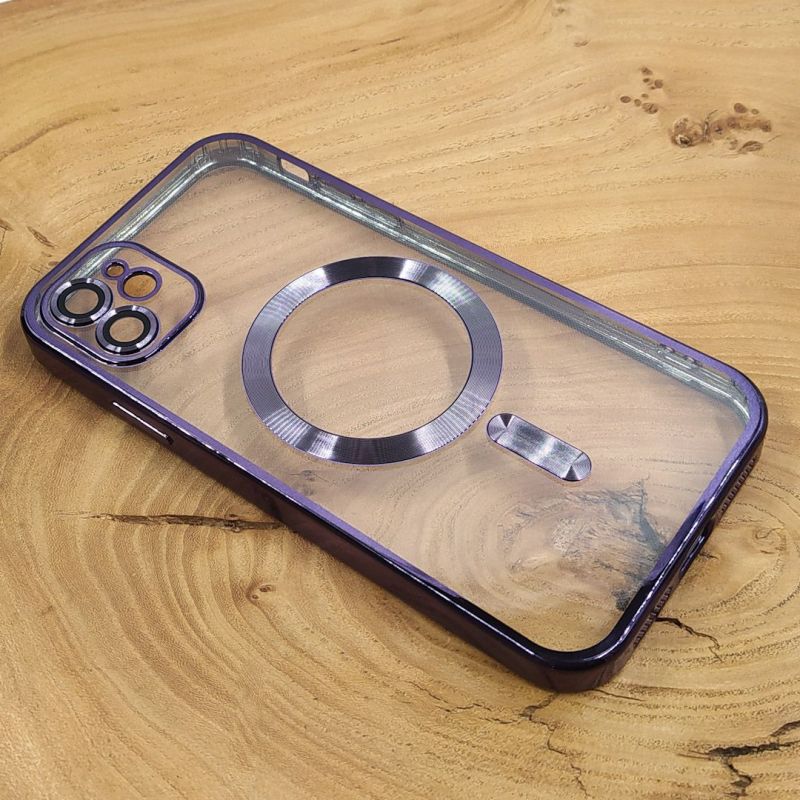 Чохол Chrome case with MagSafe iPhone 11 Purple