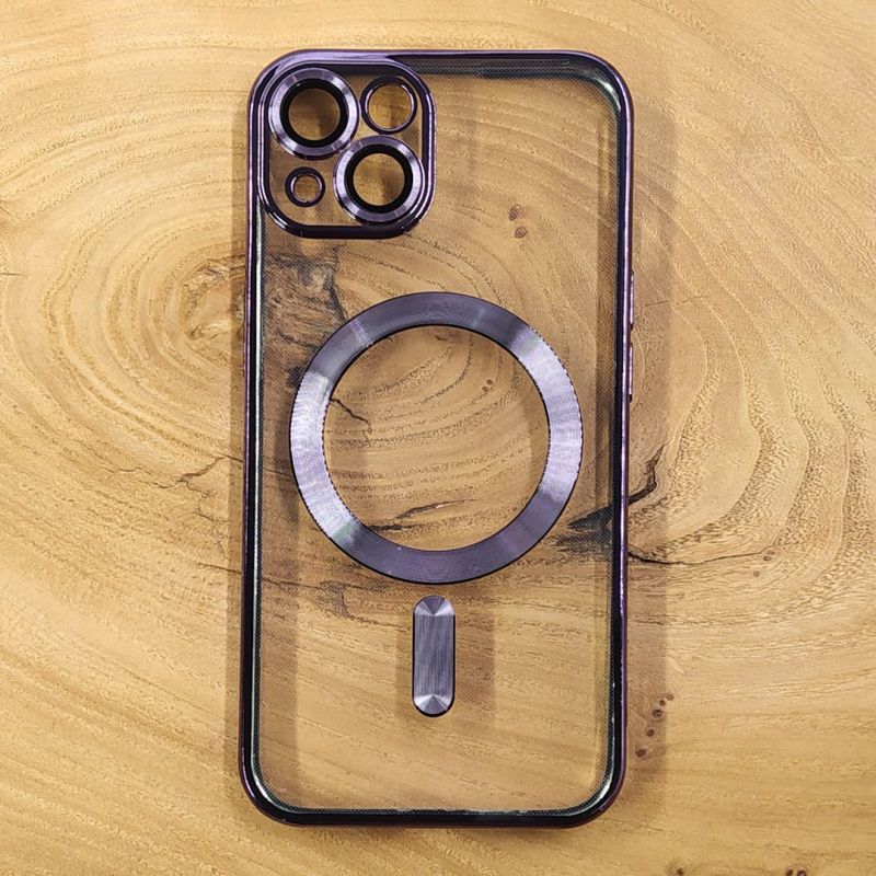 Чохол Chrome case with MagSafe iPhone 13 Purple