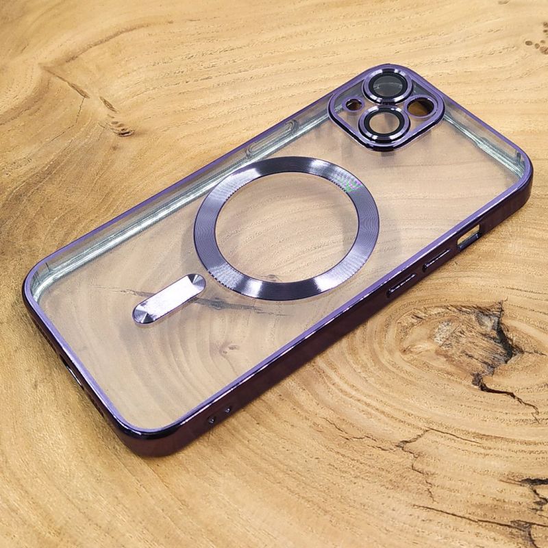 Чохол Chrome case with MagSafe iPhone 13 Purple