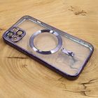 Чохол Chrome case with MagSafe iPhone 13 Purple