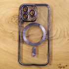 Чохол Chrome case with MagSafe iPhone 14 Pro Max Purple