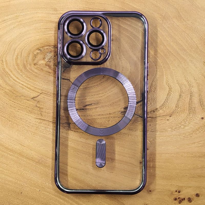 Чохол Chrome case with MagSafe iPhone 14 Pro Max Purple