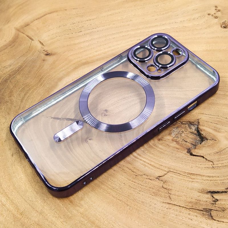 Чохол Chrome case with MagSafe iPhone 14 Pro Max Purple