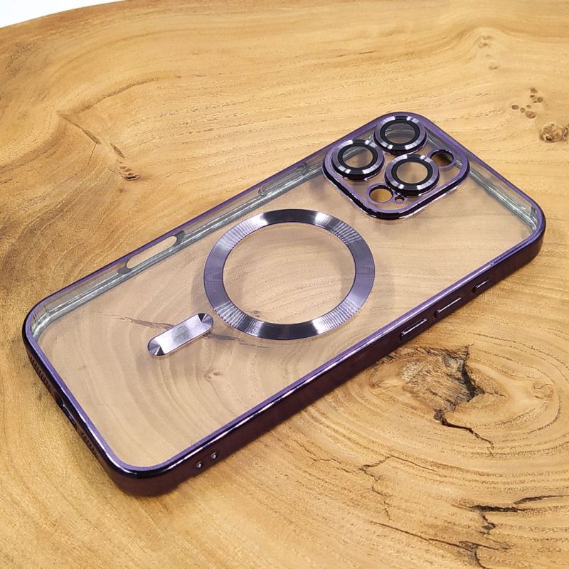 Чохол Chrome case with MagSafe iPhone 16 Pro Max Purple