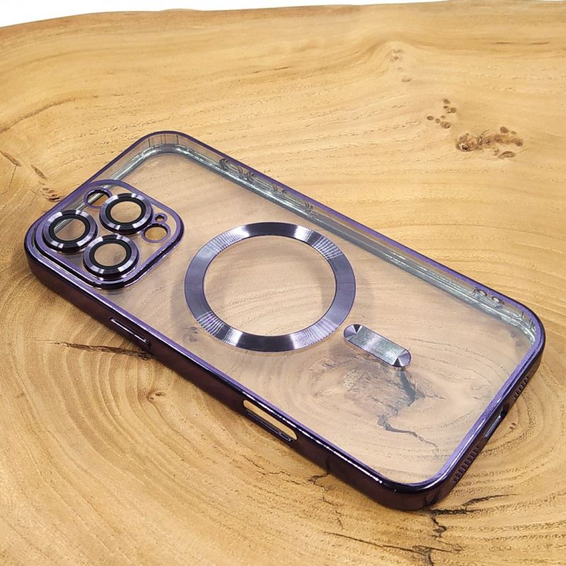 Чохол Chrome case with MagSafe iPhone 16 Pro Max Purple