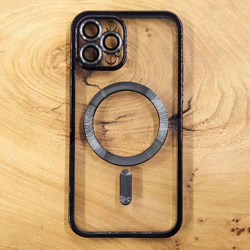 Чохол Chrome case with MagSafe iPhone 12 pro Black