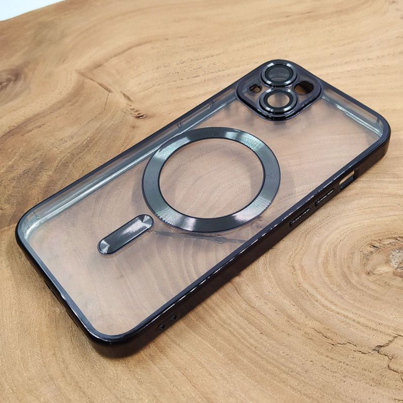 Чохол Chrome case with MagSafe iPhone 13 Black