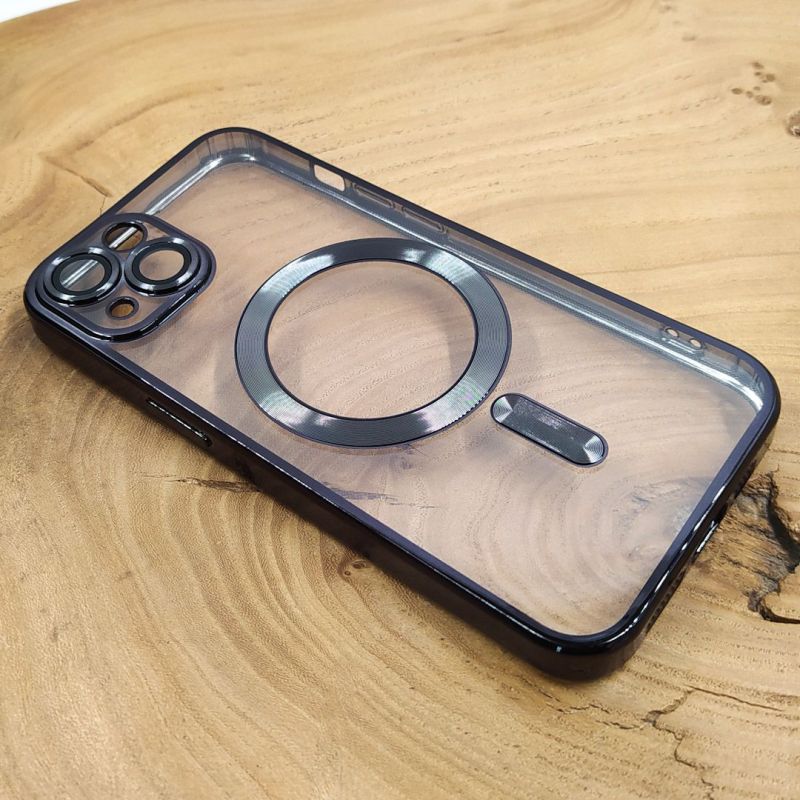 Чохол Chrome case with MagSafe iPhone 13 Black