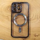 Чохол Chrome case with MagSafe iPhone 13 pro Black