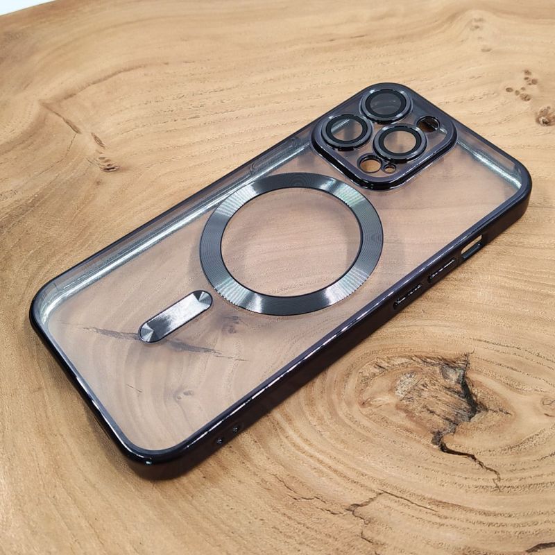 Чохол Chrome case with MagSafe iPhone 13 pro Black