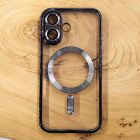 Чохол Chrome case with MagSafe iPhone 16 Black
