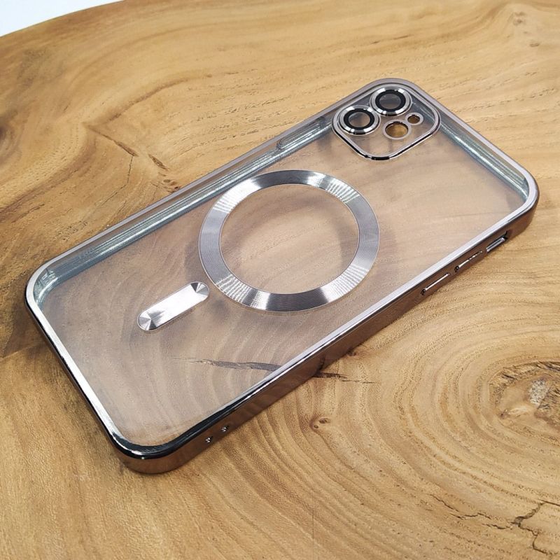 Чохол Chrome case with MagSafe iPhone 11 Silver