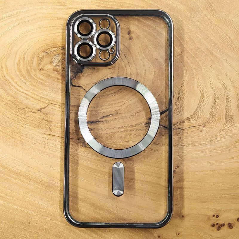 Чохол Chrome case with MagSafe iPhone 12 Pro Silver