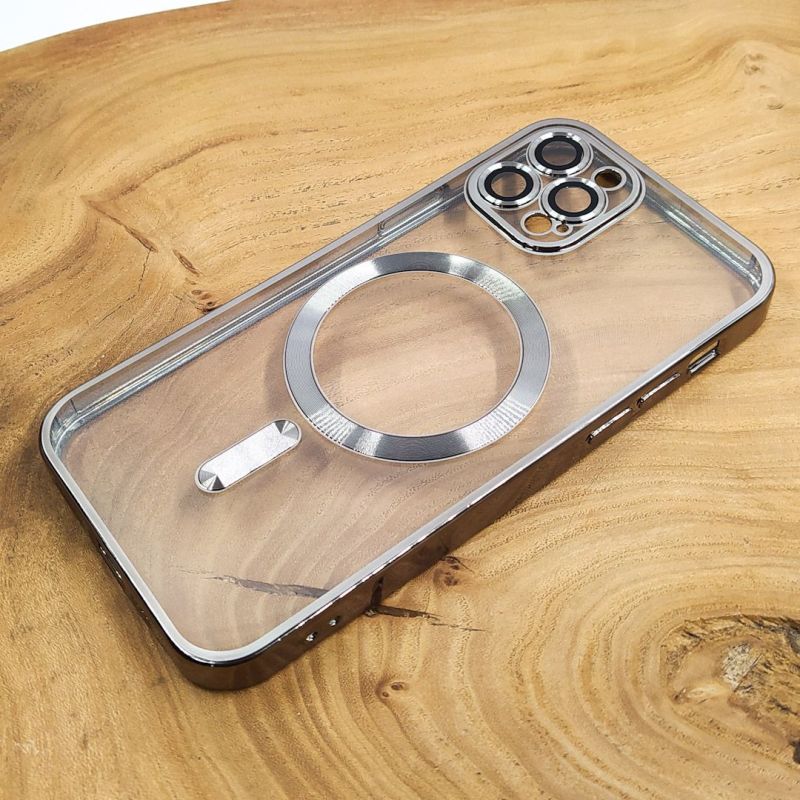 Чохол Chrome case with MagSafe iPhone 12 Pro Silver