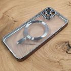Чохол Chrome case with MagSafe iPhone 15 Silver