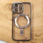Чохол Chrome case with MagSafe iPhone 14 Pro Max Silver