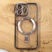 Чохол Chrome case with MagSafe iPhone 14 Pro Max Silver