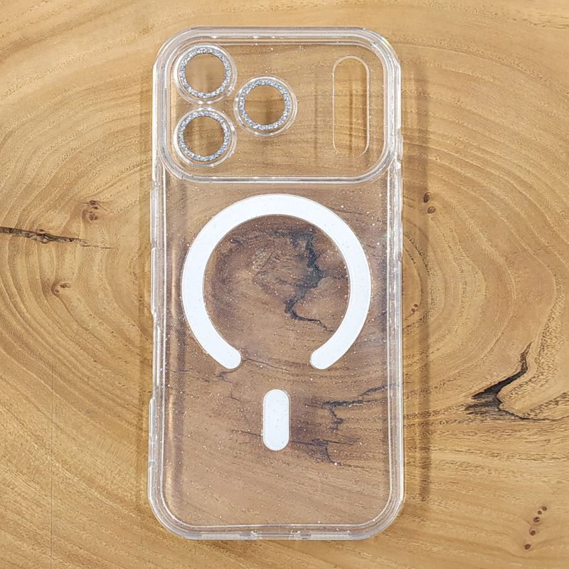 Чохол Glitter case with MagSafe iPhone 17 Pro
