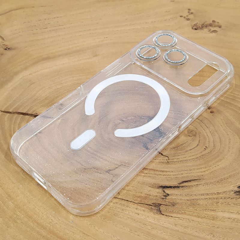 Чохол Glitter case with MagSafe iPhone 17 Pro