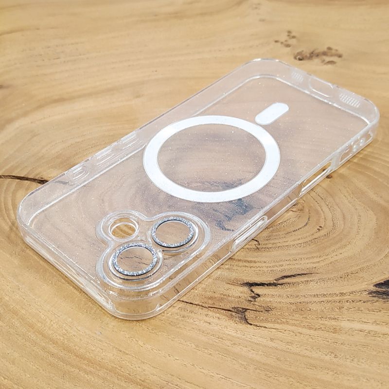 Чохол Glitter case with MagSafe iPhone 17