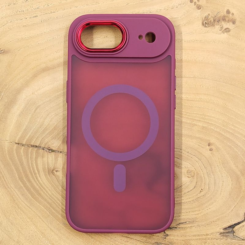 Чохол HOCO Smoke case Matte with MagSafe iPhone 17 Air Red