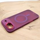 Чохол HOCO Smoke case Matte with MagSafe iPhone 17 Air Red