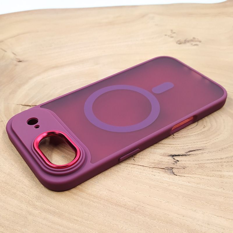 Чохол HOCO Smoke case Matte with MagSafe iPhone 17 Air Red