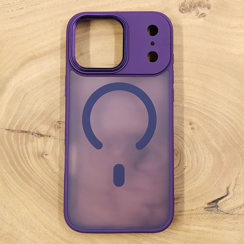 Чохол HOCO Smoke case Matte with MagSafe для iPhone 17 Pro Max Dark Purple