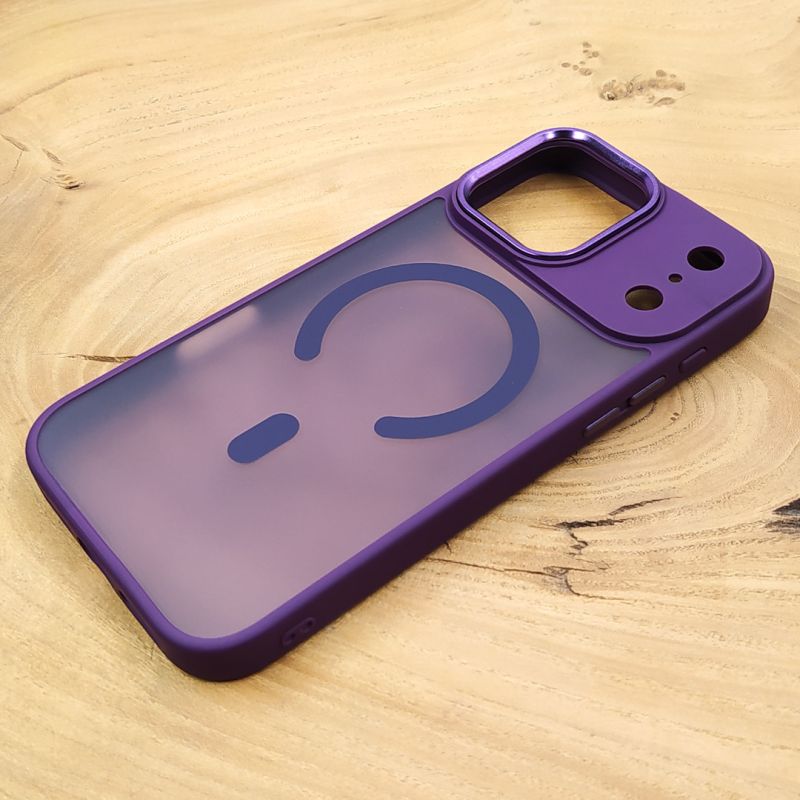 Чохол HOCO Smoke case Matte with MagSafe для iPhone 17 Pro Max Dark Purple